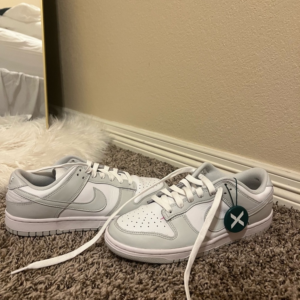 Nike White and Gray Sneakers